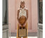 NATURAL STARCHED JUTE MIDI TOTE